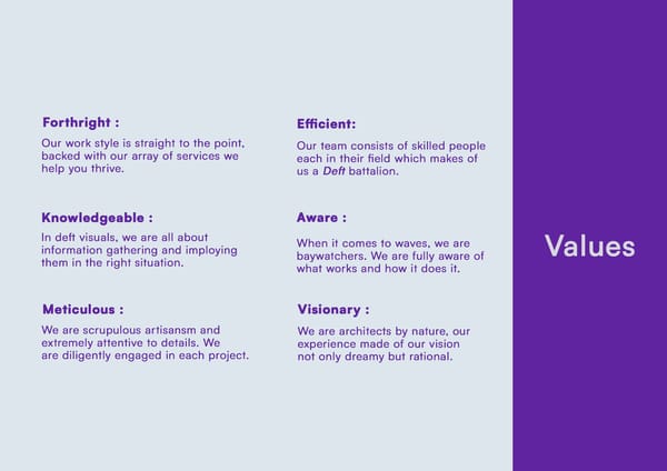 Deft Visuals Brand Book - Page 4