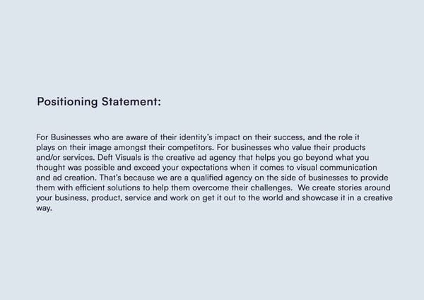 Deft Visuals Brand Book - Page 12