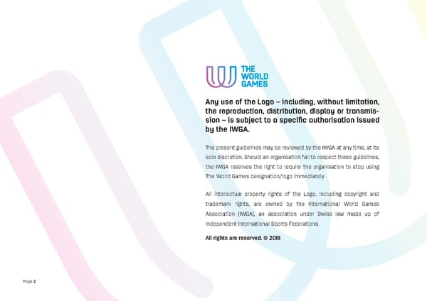 The World Games Brand Book - Page 2