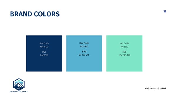 The Purpose Summit Brand Book - Page 7