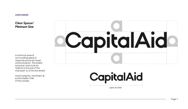 Capital Aid Brand Book - Page 7