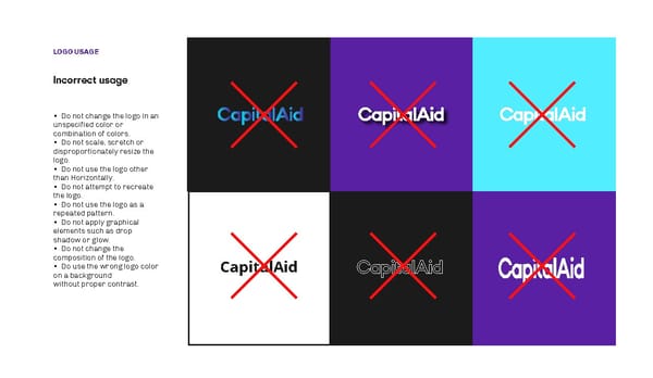 Capital Aid Brand Book - Page 8