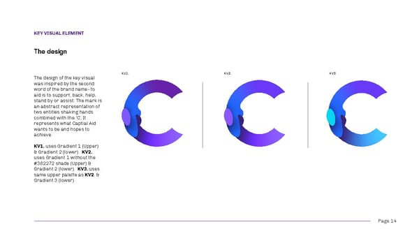 Capital Aid Brand Book - Page 14