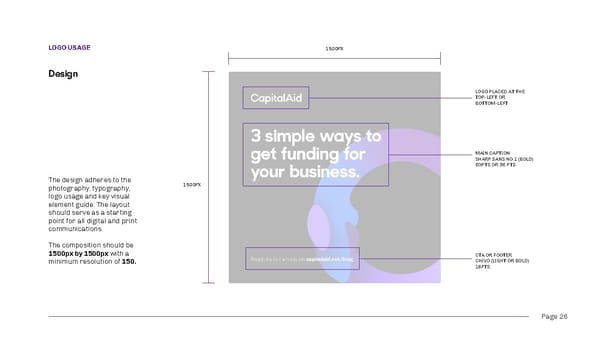 Capital Aid Brand Book - Page 28