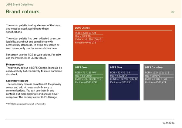 Local Government Pension Scheme Brand Book - Page 7