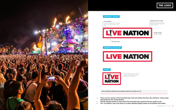 Live Nation Brand Book - Page 3