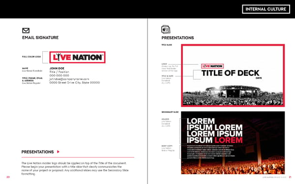 Live Nation Brand Book - Page 11