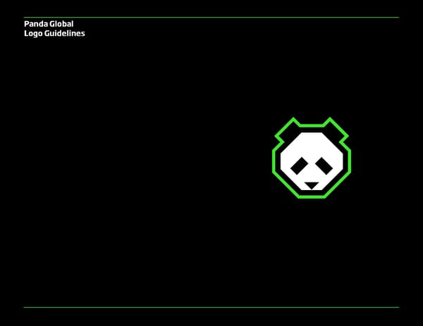 Panda Global Brand Book - Page 1