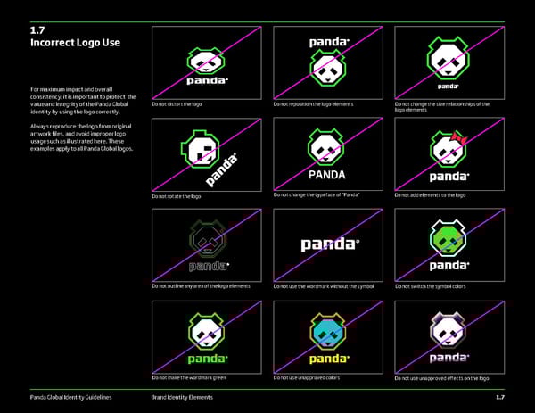 Panda Global Brand Book - Page 8