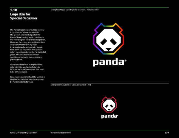 Panda Global Brand Book - Page 11