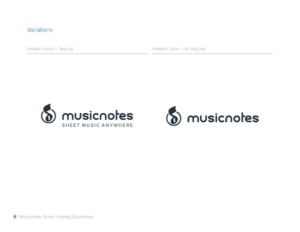 Musicnotes Brand Book - Page 6