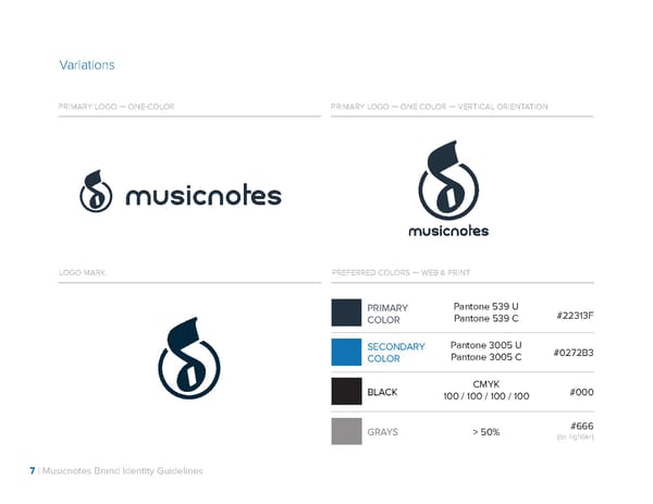 Musicnotes Brand Book - Page 7