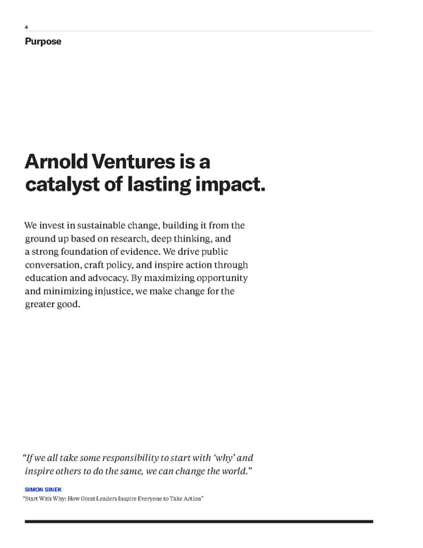 Arnold Ventures Brand Book - Page 4