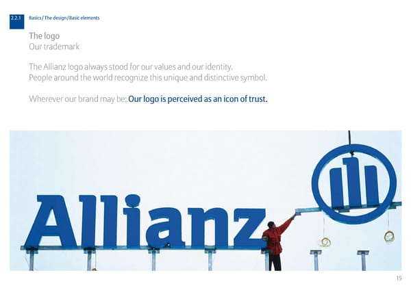 Allianz Brand Book - Page 15