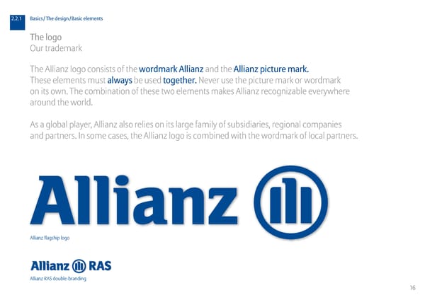 Allianz Brand Book - Page 16