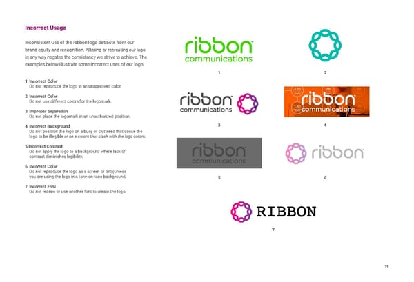 Ribbon Brand Book - Page 19
