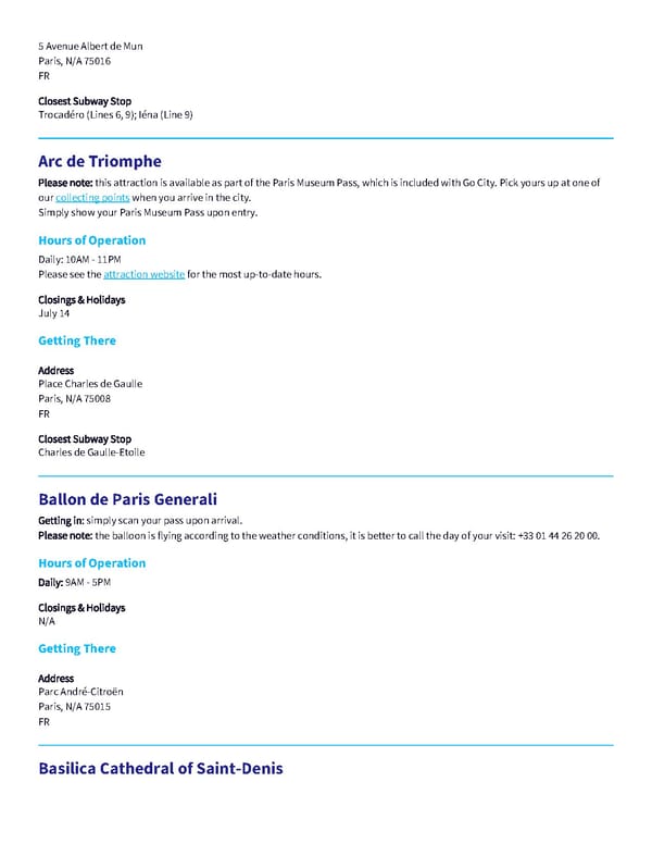 Paris Pass Guidebook - Page 3