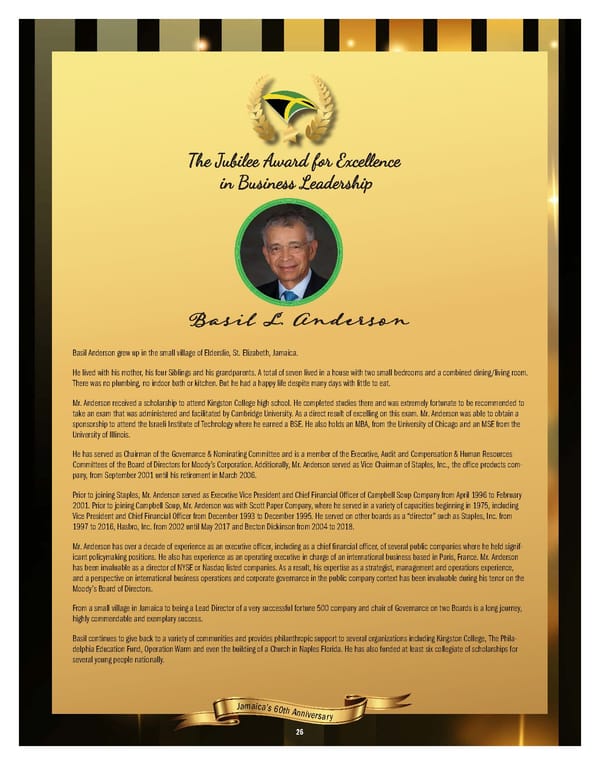 Jamaica 60 Diamond Jubilee Gala Journal - Page 26