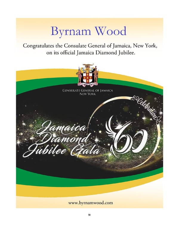 Jamaica 60 Diamond Jubilee Gala Journal - Page 54