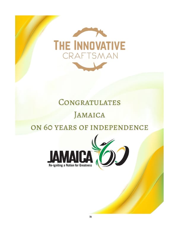 Jamaica 60 Diamond Jubilee Gala Journal - Page 78