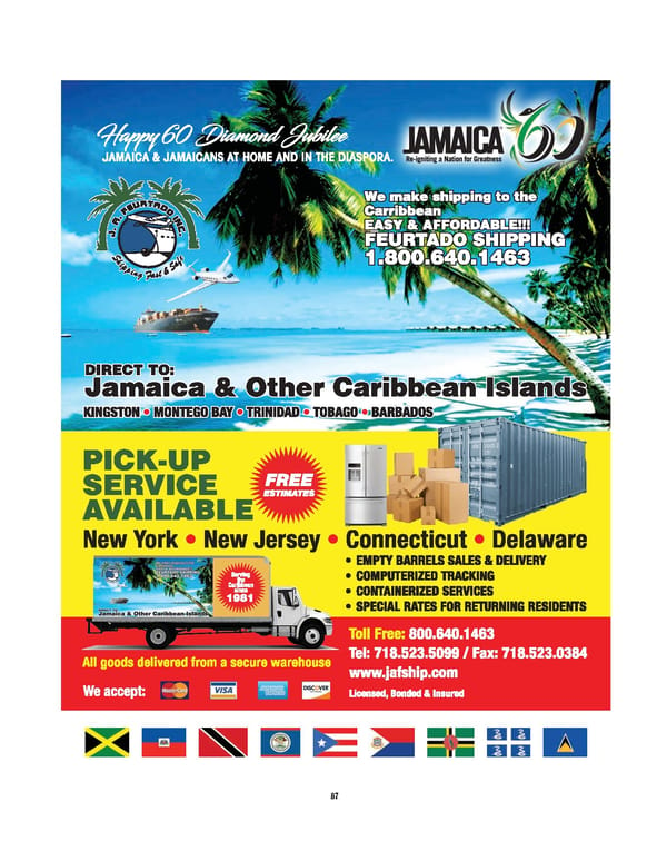 Jamaica 60 Diamond Jubilee Gala Journal - Page 87