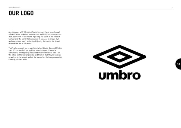 Umbro Brand Book - Page 4