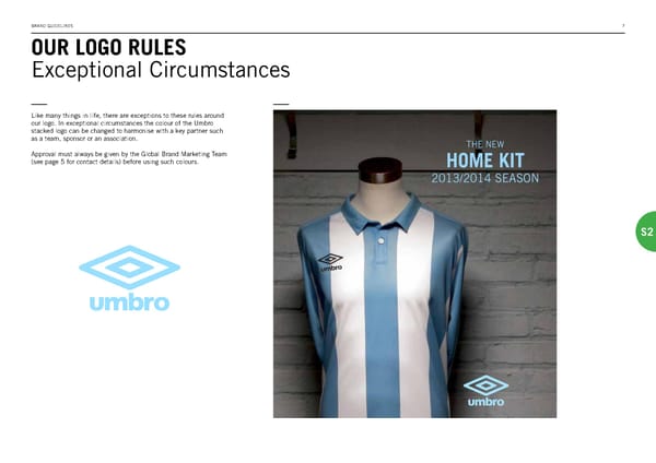 Umbro Brand Book - Page 7