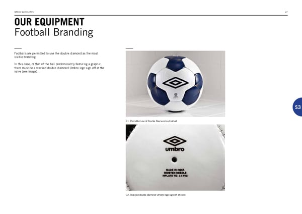 Umbro Brand Book - Page 27