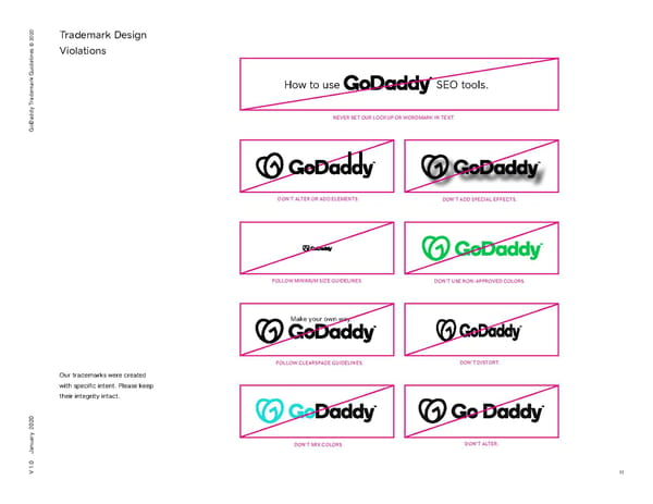 GoDaddy Brand Book - Page 11