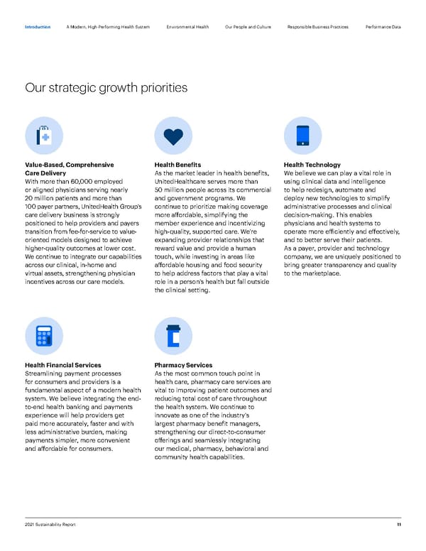 ESG Report | UnitedHealth Group - Page 11