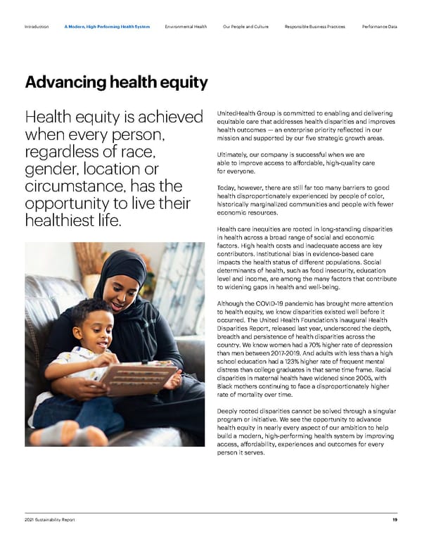 ESG Report | UnitedHealth Group - Page 19