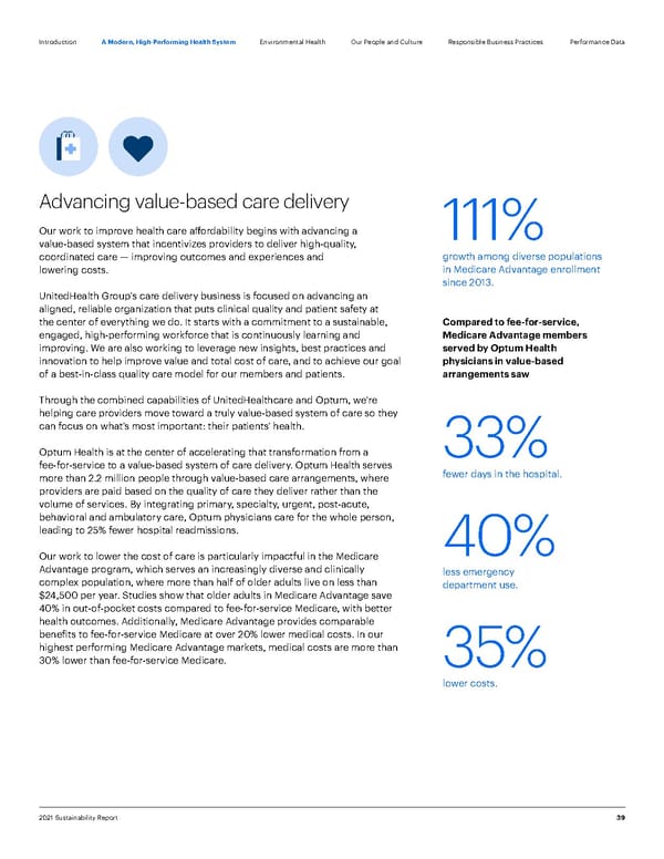 ESG Report | UnitedHealth Group - Page 39