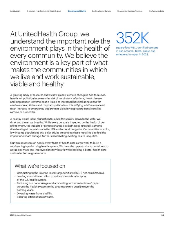 ESG Report | UnitedHealth Group - Page 60