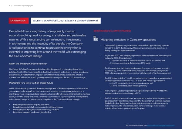 ExxonMobil ESG Report - Page 9