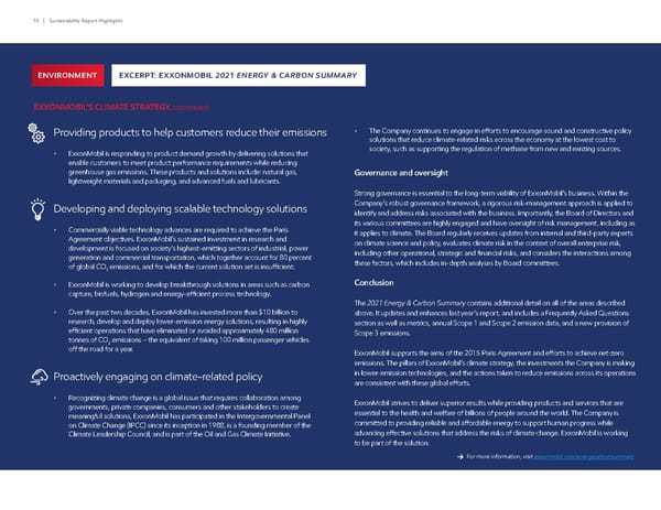 ExxonMobil ESG Report - Page 10