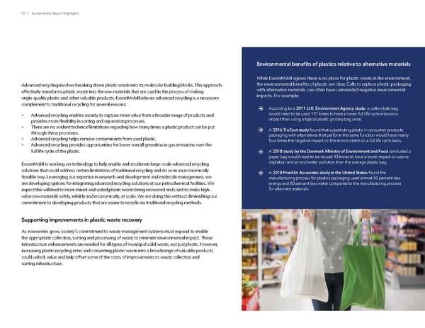 ExxonMobil ESG Report - Page 13