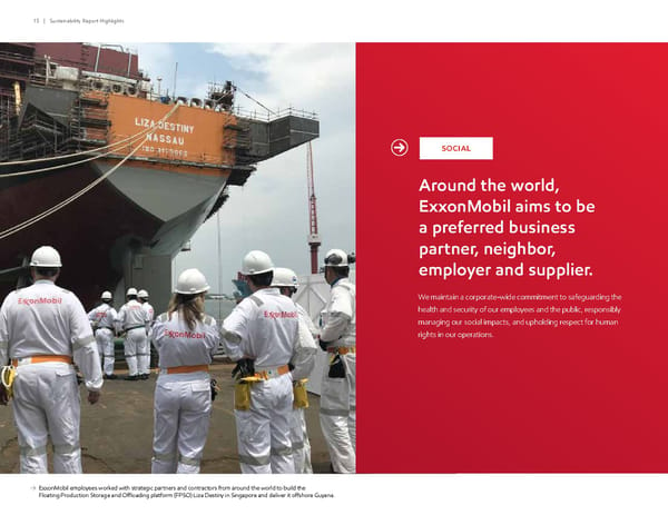 ExxonMobil ESG Report - Page 15