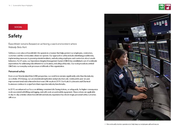 ExxonMobil ESG Report - Page 16