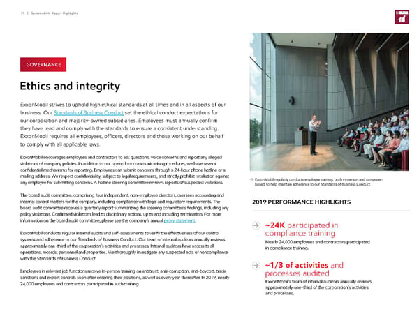 ExxonMobil ESG Report - Page 29