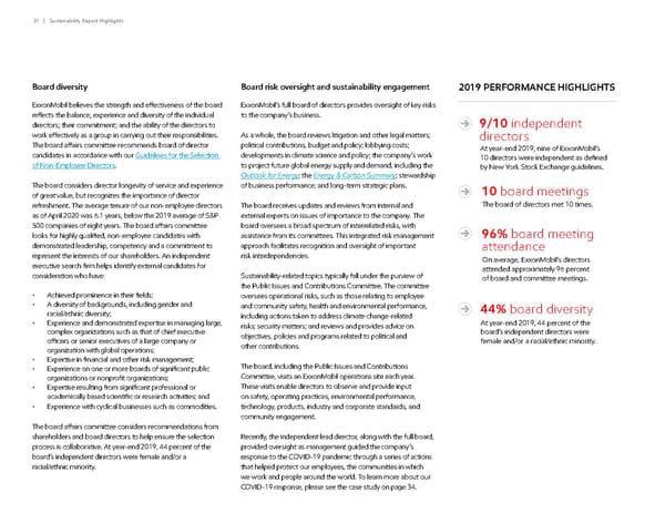 ExxonMobil ESG Report - Page 31