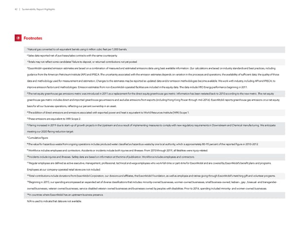 ExxonMobil ESG Report - Page 42