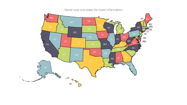 US Map Interactive Template - Slide View - Page 3