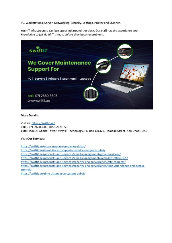 Leading IT Support Company in Abu Dhabi  SwiftIT - Page 3