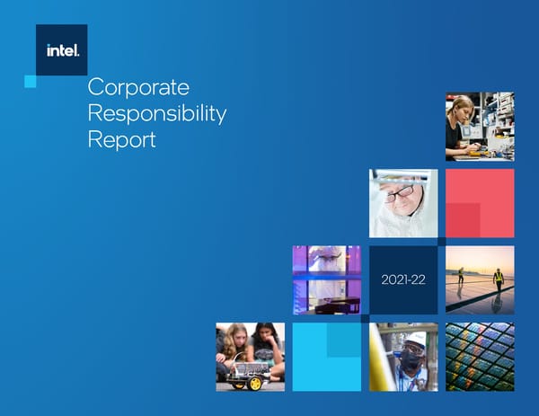 Intel Corporate Responsibility Report - Page 1