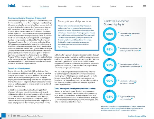 Intel Corporate Responsibility Report - Page 21