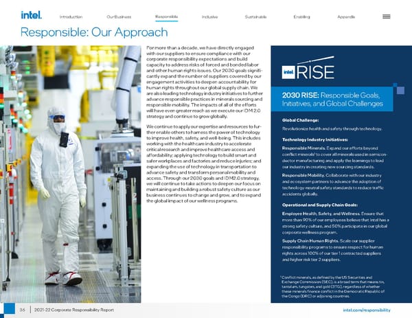 Intel Corporate Responsibility Report - Page 36