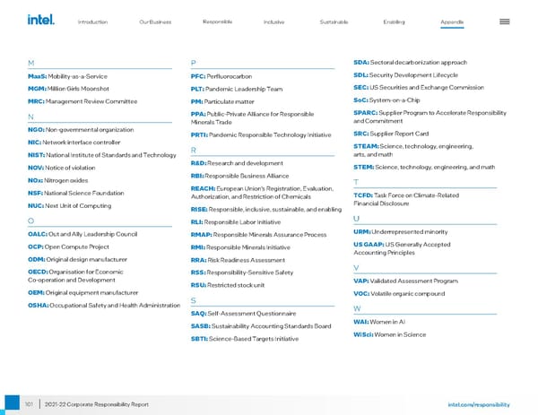 Intel Corporate Responsibility Report - Page 101