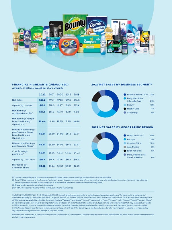 The Procter & Gamble Annual Report - Page 2