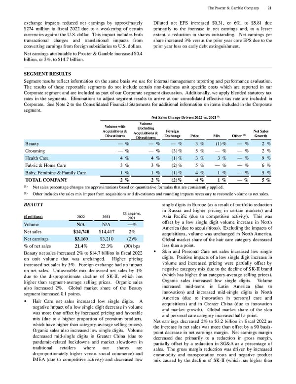 The Procter & Gamble Annual Report - Page 33