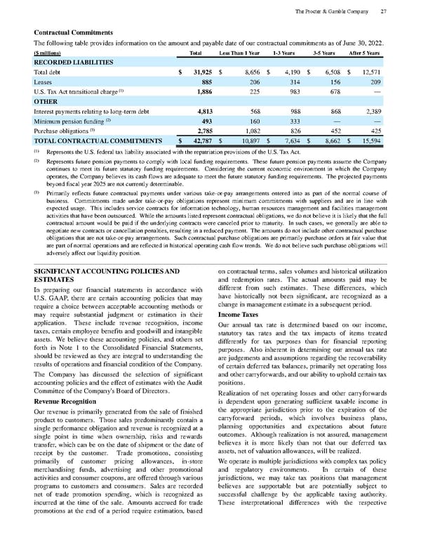 The Procter & Gamble Annual Report - Page 39